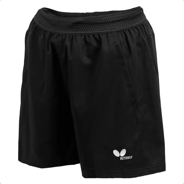 Butterfly Chito Shorts, Black, Angled, Front